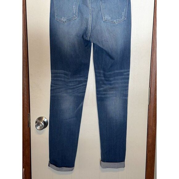 KANCAN HI-RISE ANKLE SKINNY DISTRESSD JEANS KC8342MSize 28 - Picture 13 of 14